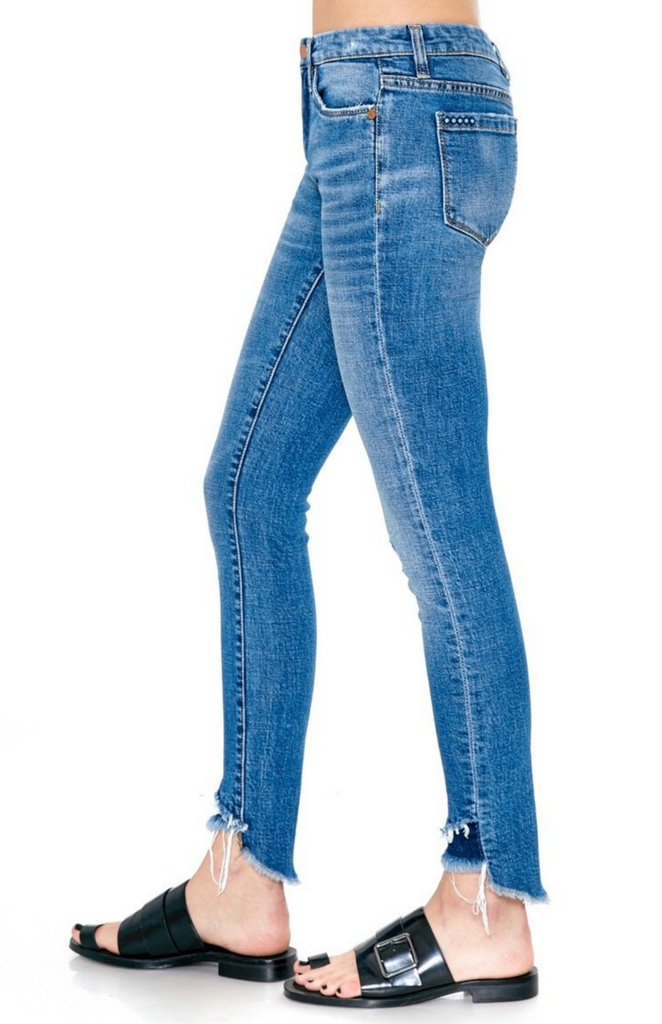 App Happy Cropped Skinny Jeans