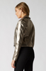 Pewter Leather Jacket