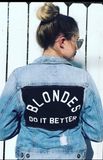 Blondes Do It Better Denim Jacket